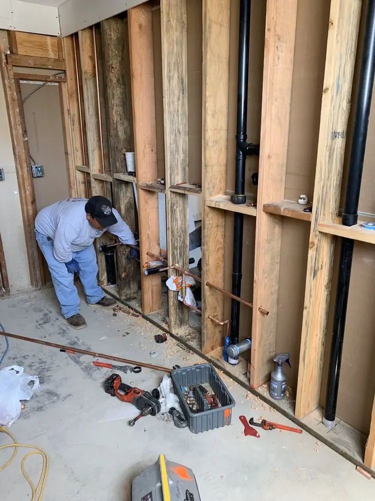 Commercial rough-in plumbing for Water Heater Replacement in Little John